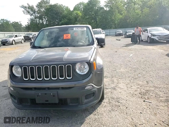 2017 Jeep Renegade Sport z VIN ZACCJAABXHPF04898, wystawiony jako Copart lot #52637885 z przebiegiem 147 198 mil mil oraz Szkoda całkowita • Salvage title. Historia ofert i sprzedaży dostępna na DreamBid. Obrazek 11.