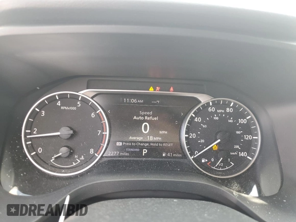 2025 Nissan Rogue SV with VIN 5N1BT3BA4SC804189, listed as a Copart auction lot 51715375 with 2,277 mi miles and Salvage Title. Bid and sale history available at DreamBid. Image 9.