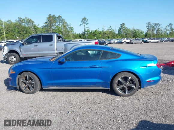 2020 Ford Mustang EcoBoost with VIN 1FA6P8THXL5129382, listed as a IAAI auction lot 39268667 with 18,517 mi miles. Bid and sale history available at carsss.com. Image 14.