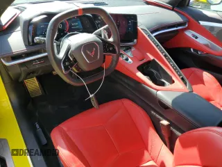 2024 Chevrolet Corvette 2LT with VIN 1G1YB2D48R5108980, listed as a Copart auction lot 62026825 with 19,552 mi miles and Salvage title. Bid and sale history available at DreamBid. Image 8.