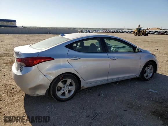 2013 Hyundai Elantra GLS z VIN KMHDH4AE5DU668141, wystawiony jako Copart lot #54221935 z przebiegiem 185 285 mil mil oraz Szkoda całkowita • Salvage title. Historia ofert i sprzedaży dostępna na DreamBid. Obrazek 3.