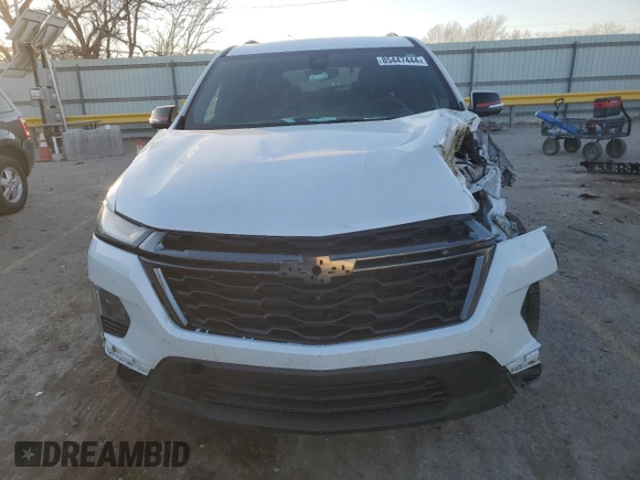 2022 Chevrolet Traverse Premier with VIN 1GNERKKW8NJ177851, listed as a Copart auction lot 85447444 with 80,476 mi miles and Salvage title. Bid and sale history available at DreamBid. Image 5.