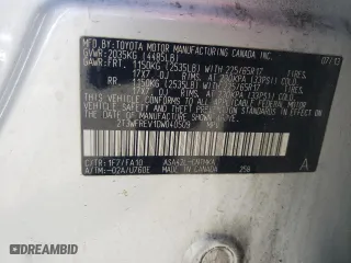2013 Toyota RAV4 XLE with VIN 2T3WFREV1DW040509, listed as a Copart auction lot 47312515 with 138,993 mi miles and Salvage Title. Bid and sale history available at carsss.com. Image 16.