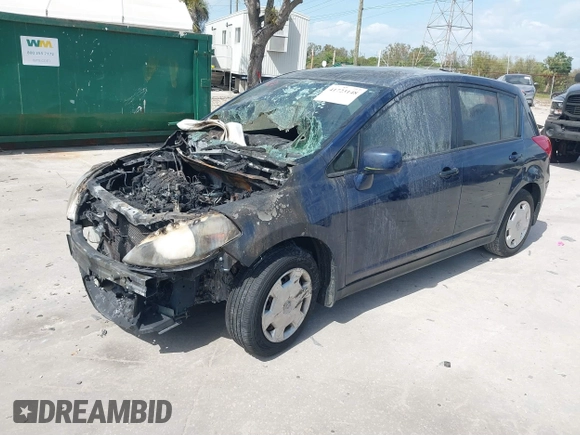 2007 Nissan Versa 1.8 S with VIN 3N1BC13E67L431049, listed as a IAAI auction lot 41723148 with 1 mi miles. Bid and sale history available at carsss.com. Image 2.