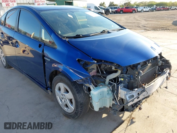 2010 Toyota Prius II with VIN JTDKN3DU2A0080217, listed as a IAAI auction lot 41188124 with 172,755 mi miles. Bid and sale history available at carsss.com. Image 6.