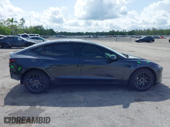 2025 Tesla Model 3 Long Range with VIN 5YJ3E1EA7SF940208, listed as a IAAI auction lot 42433793 with 1,983 mi miles and . Bid and sale history available at DreamBid. Image 14.