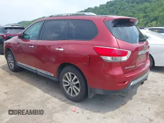 2013 Nissan Pathfinder SL with VIN 5N1AR2MM1DC687444, listed as a IAAI auction lot 42571928 with 155,993 mi miles and . Bid and sale history available at DreamBid. Image 3.