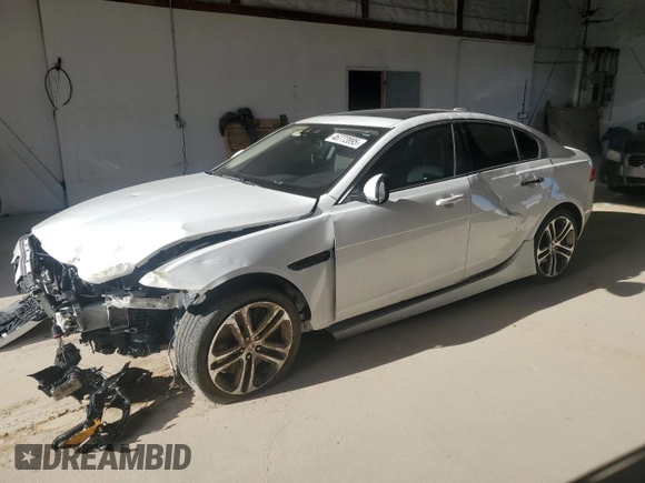 2017 Jaguar XE 35t Premium with VIN SAJAJ4BV3HA960843, listed as a Copart auction lot 46772895 with 0 mi miles and Salvage Title. Bid and sale history available at carsss.com. Image 1.