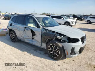 2024 BMW X3 sDrive30i with VIN WBX47DP06RN309680, listed as a Copart auction lot 49176845 with 5,846 mi miles and Salvage Title. Bid and sale history available at DreamBid. Image 4.