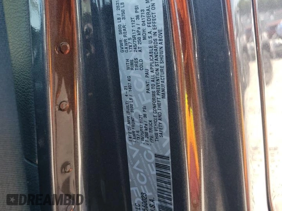 2021 Jeep Gladiator Freedom с VIN 1C6HJTAG4ML580023, выставлен на аукционе Copart как лот 57586475 с пробегом 64 022 миль миль и Списание • Salvage title. История ставок и продаж доступна на DreamBid. Изображение 12.