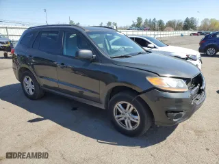 2011 Hyundai Santa Fe GLS with VIN 5XYZGDAB8BG073995, listed as a Copart auction lot 53595075 with 132,794 mi miles and Salvage Title. Bid and sale history available at carsss.com. Image 4.