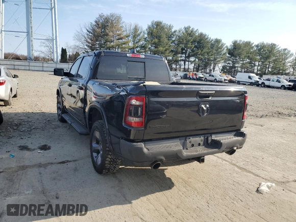 2022 Ram 1500 Big Horn with VIN 1C6SRFFT8NN245195, listed as a Copart auction lot 48547915 with 53,772 mi miles and Salvage Title. Bid and sale history available at carsss.com. Image 2.