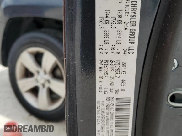 2014 Jeep Patriot Sport with VIN 1C4NJPBBXED758826, listed as a Copart auction lot 49891695 with 79,782 mi miles and Clean Title. Bid and sale history available at carsss.com. Image 13.