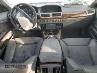 2005 BMW 7 Series 745Li with VIN WBAGN63535DS59721, listed as a Copart auction lot 45388375 with 128,329 mi miles and Salvage title. Bid and sale history available at DreamBid. Image 8.
