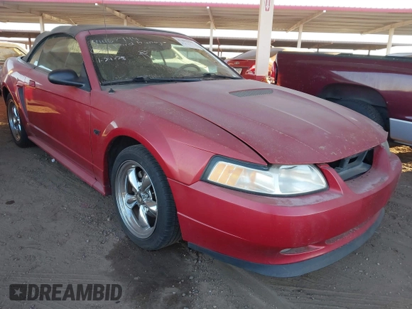 2000 Ford Mustang GT z VIN 1FAFP45X2YF186187, wystawiony jako IAAI lot #41467944 z przebiegiem 163 463 mil mil oraz . Historia ofert i sprzedaży dostępna na DreamBid. Obrazek 1.