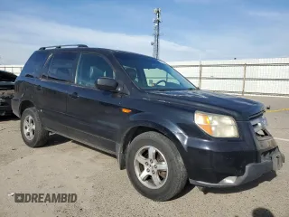 2006 Honda Pilot EX-L with VIN 5FNYF285X6B050069, listed as a Copart auction lot 53162495 with 274,271 mi miles and Salvage Title. Bid and sale history available at DreamBid. Image 4.
