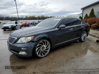 2007 Lexus LS 460 with VIN JTHBL46F075041503, listed as a Copart auction lot 50299465 with 192,076 mi miles and Salvage Title. Bid and sale history available at DreamBid. Image 1.