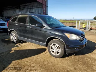 2011 Honda CR-V EX with VIN JHLRE4H56BC018975, listed as a Copart auction lot 50988395 with 130,581 mi miles and Salvage Title. Bid and sale history available at carsss.com. Image 4.