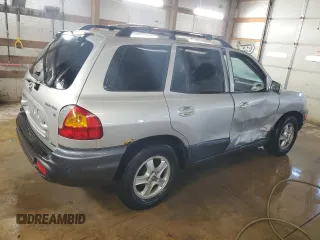 2003 Hyundai Santa Fe GLS with VIN KM8SC73D63U565143, listed as a Copart auction lot 72279934 with 191,822 mi miles and Salvage Title. Bid and sale history available at carsss.com. Image 3.