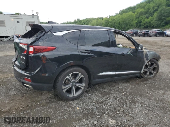 2022 Acura RDX Advance with VIN 5J8TC2H71NL013896, listed as a Copart auction lot 62492665 with Not provided miles and Salvage title. Bid and sale history available at DreamBid. Image 3.