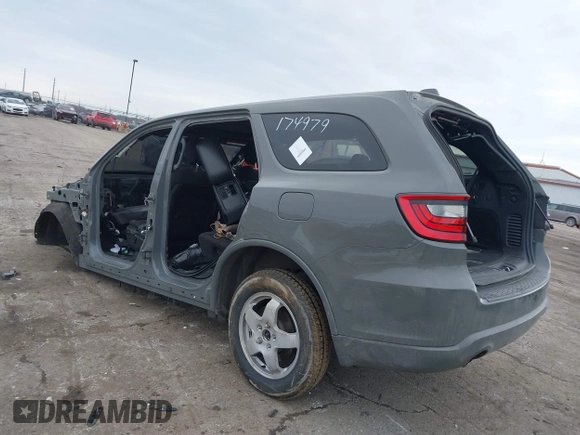 2022 Dodge Durango SXT with VIN 1C4RDJAG6NC174979, listed as a IAAI auction lot 41445137 with Not provided miles and . Bid and sale history available at DreamBid. Image 3.