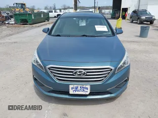 2017 Hyundai Sonata SE with VIN 5NPE24AF9HH452408, listed as a IAAI auction lot 42039484 with 105,004 mi miles. Bid and sale history available at carsss.com. Image 6.