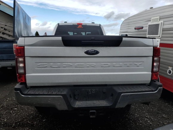 2020 Ford Super Duty F-350 SRW XL with VIN 1FT8W3B65LEC07656, listed as a Copart auction lot 81947224 with 48,807 mi miles and Salvage Title. Bid and sale history available at carsss.com. Image 6.