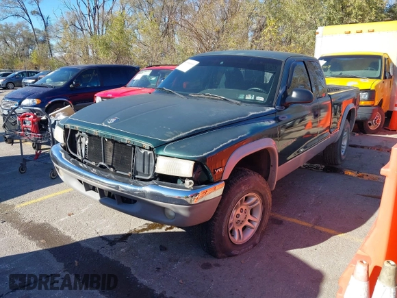 1998 Dodge Dakota SLT with VIN 1B7GG22X3WS573262, listed as a IAAI auction lot 40905093 with 148,684 mi miles and . Bid and sale history available at DreamBid. Image 2.