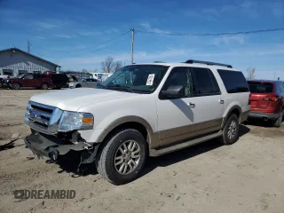 2012 Ford Expedition EL King Ranch with VIN 1FMJK1J58CEF22909, listed as a Copart auction lot 47447085 with 169,448 mi miles and Salvage Title. Bid and sale history available at carsss.com. Image 1.