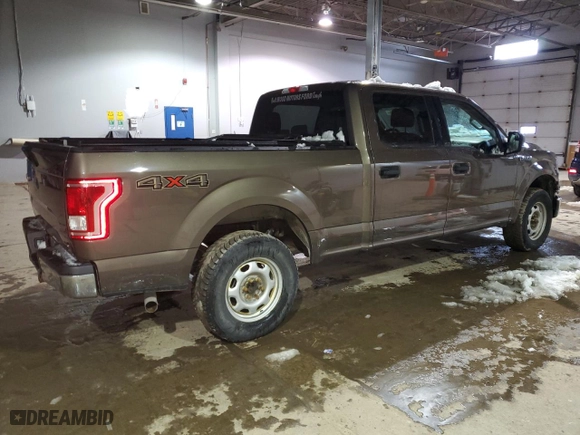 2016 Ford F-150 XLT with VIN 1FTFW1EF1GFD44584, listed as a Copart auction lot 50331585 with 170,234 mi miles and Salvage Title. Bid and sale history available at carsss.com. Image 3.