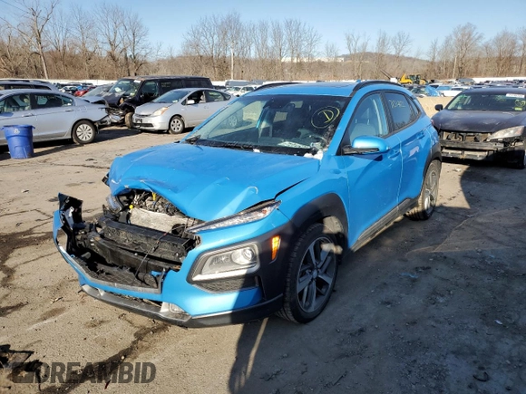 2020 Hyundai Kona Limited with VIN KM8K3CA52LU522505, listed as a Copart auction lot 71314622 with 25,257 mi miles. Bid and sale history available at carsss.com. Image 1.