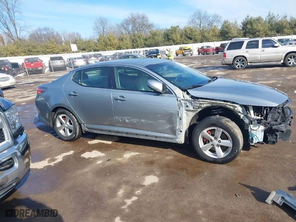 2014 Kia Optima Hybrid LX with VIN KNAGM4AD7E5069383, listed as a IAAI auction lot 41524817 with NaN miles. Bid and sale history available at carsss.com. Image 14.