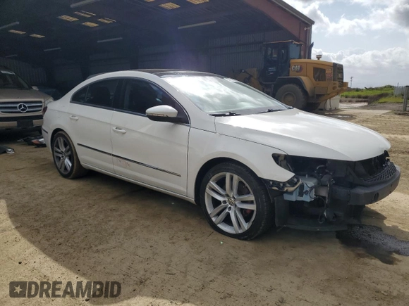 2013 Volkswagen CC Lux with VIN WVWRP7AN8DE548746, listed as a Copart auction lot 51111455 with 131,974 mi miles and Salvage title. Bid and sale history available at DreamBid. Image 4.