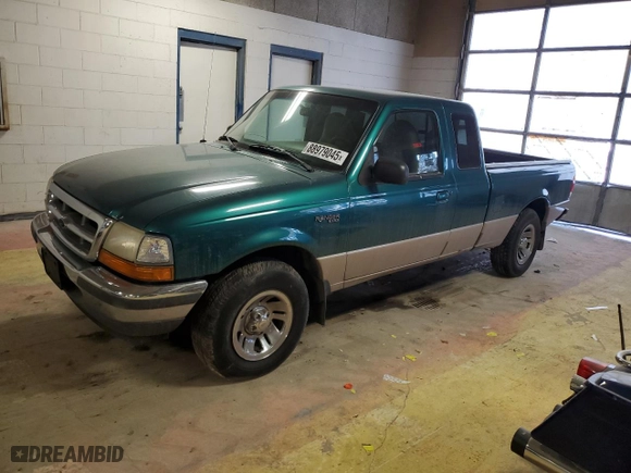 1998 Ford Ranger XL with VIN 1FTYR14C3WPA30340, listed as a Copart auction lot 88979045 with 272,699 mi miles and Salvage Title. Bid and sale history available at carsss.com. Image 1.