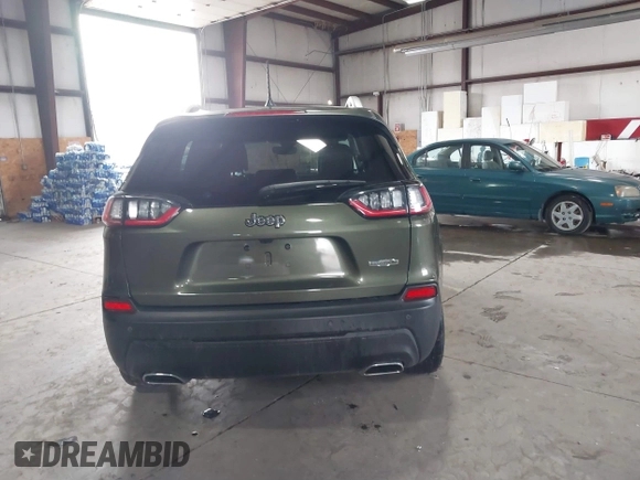 2021 Jeep Cherokee Latitude Lux with VIN 1C4PJLMXXMD154928, listed as a IAAI auction lot 41186627 with 31,577 mi miles. Bid and sale history available at carsss.com. Image 16.