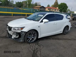 2015 Lexus CT 200h with VIN JTHKD5BH0F2242926, listed as a Copart auction lot 59048395 with 91,656 mi miles and Salvage title. Bid and sale history available at DreamBid. Image 1.