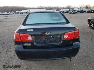 2007 Kia Optima LX with VIN KNAGE123475137191, listed as a Copart auction lot 83466394 with 0 mi miles and Clean Title. Bid and sale history available at carsss.com. Image 6.