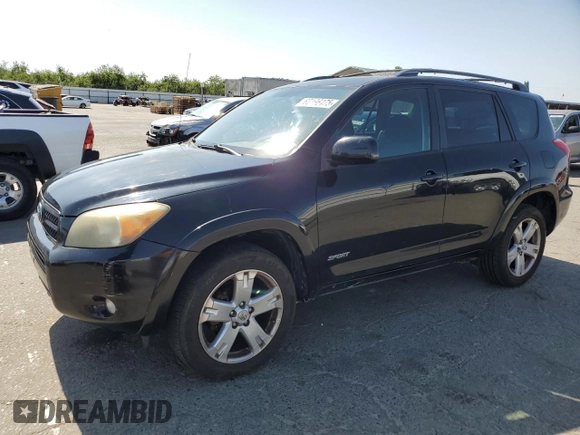 2006 Toyota RAV4 Sport with VIN JTMZD32V365016355, listed as a Copart auction lot 62196475 with 205,627 mi miles and Salvage title. Bid and sale history available at DreamBid. Image 1.