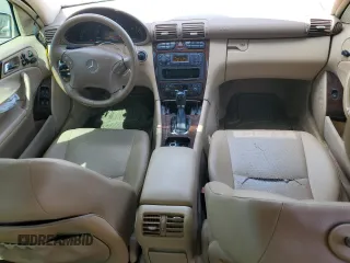 2001 Mercedes-Benz C 320 with VIN WDBRF64J31F021286, listed as a Copart auction lot 54145865 with 189,930 mi miles and Salvage Title. Bid and sale history available at DreamBid. Image 8.