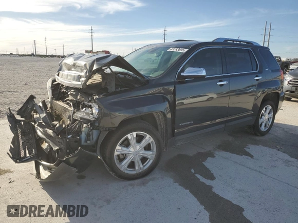 2017 GMC Terrain SLT with VIN 2GKFLUE34H6156349, listed as a Copart auction lot 49593695 with 82,334 mi miles and Salvage Title. Bid and sale history available at DreamBid. Image 1.