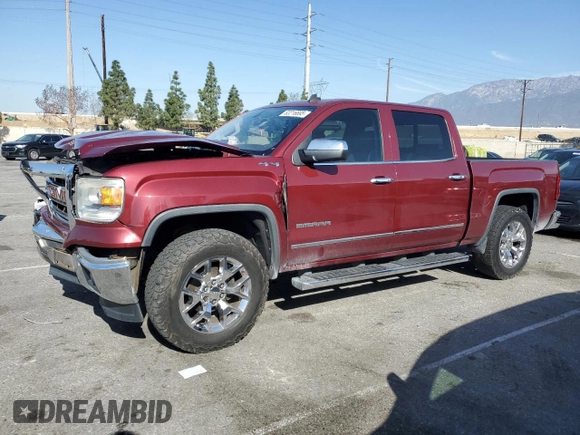 2014 GMC Sierra 1500 SLT z VIN 3GTU2VEC2EG114533, wystawiony jako Copart lot #52216695 z przebiegiem 126 737 mil mil oraz Szkoda całkowita • Salvage title. Historia ofert i sprzedaży dostępna na DreamBid. Obrazek 1.