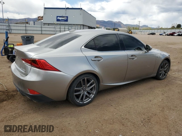 2018 Lexus IS with VIN JTHC81D29J5027191, listed as a Copart auction lot 54047035 with 76,726 mi miles and Clean Title. Bid and sale history available at carsss.com. Image 3.