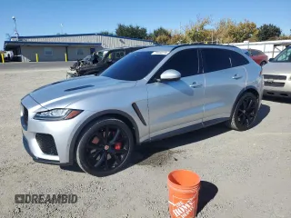 2019 Jaguar F-Pace SVR z VIN SADCZ2EE6KA603989, wystawiony jako Copart lot #78444274 z przebiegiem 51 398 mil mil oraz Szkoda całkowita • Salvage title. Historia ofert i sprzedaży dostępna na DreamBid. Obrazek 1.