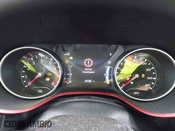 2018 Jeep Compass Trailhawk with VIN 3C4NJDDB3JT451658, listed as a IAAI auction lot 42087588 with 90,189 mi miles and . Bid and sale history available at DreamBid. Image 7.