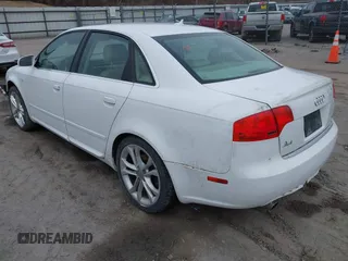 2008 Audi A4 2.0T with VIN WAUDF78E58A046158, listed as a IAAI auction lot 41510500 with 103,664 mi miles and . Bid and sale history available at DreamBid. Image 3.