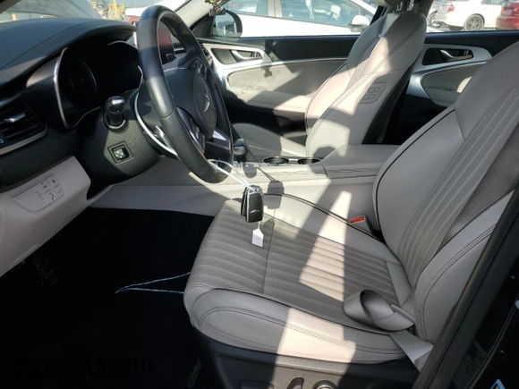 2021 Genesis G70 2.0T with VIN KMTG34LA5MU074208, listed as a Copart auction lot 46582154 with 45,911 mi miles. Bid and sale history available at carsss.com. Image 7.