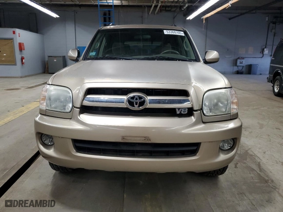 2005 Toyota Sequoia SR5 with VIN 5TDBT44A05S236002, listed as a Copart auction lot 53360705 with 180,545 mi miles and Clean Title. Bid and sale history available at carsss.com. Image 5.