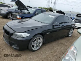 2013 BMW 5 Series 550i with VIN WBAFR9C57DDX80442, listed as a Copart auction lot 54935275 with 92,346 mi miles and Clean Title. Bid and sale history available at carsss.com. Image 1.