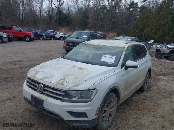 2021 Volkswagen Tiguan SE with VIN 3VV2B7AX4MM009456, listed as a IAAI auction lot 41876861 with 72,203 mi miles. Bid and sale history available at carsss.com. Image 6.