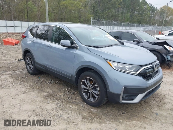 2020 Honda CR-V EX with VIN 7FARW2H51LE010421, listed as a IAAI auction lot 41861502 with 24,261 mi miles. Bid and sale history available at carsss.com. Image 1.